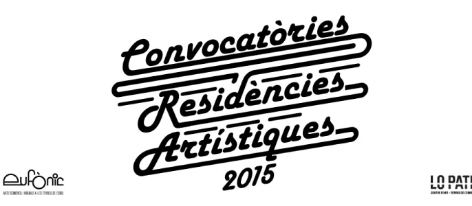 Convocatòria residències artístiques Eufònic 2015