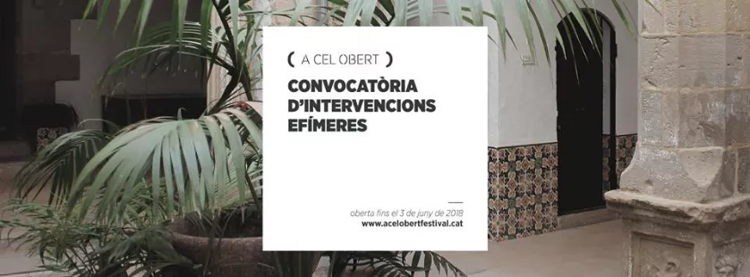 Convocatoria A Cel Obert 2018