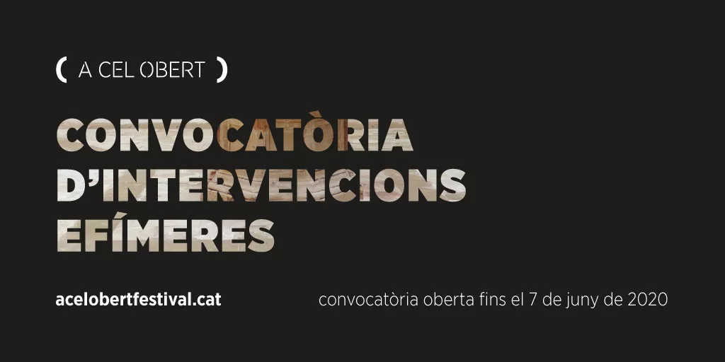 Convocatoria A Cel Obert 2020