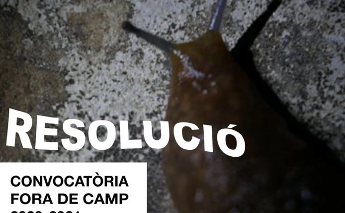 RESOLUCIÓ - PROGRAMA DE COL·LECTIVITZACIÓ IMPRODUCTIVA FORA DE CAMP 2020-2021